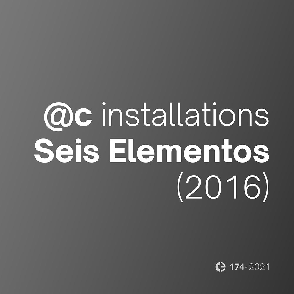Installations: Seis Elementos (2016) cover