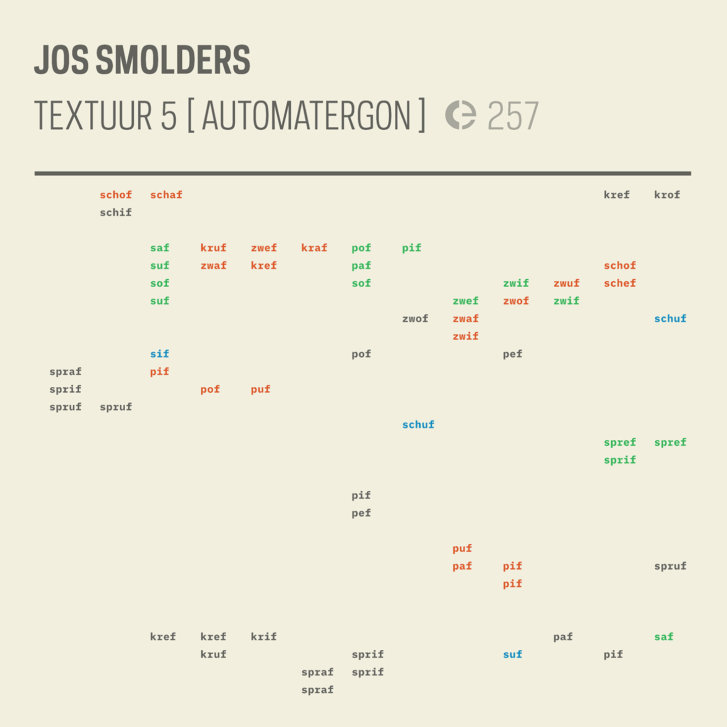 Textuur 5 [ Automatergon ] cover